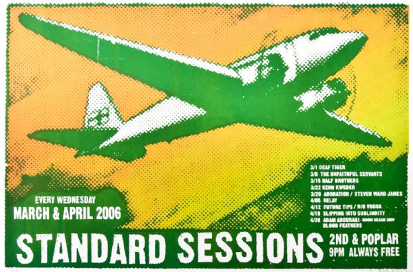 Standard Sessions Original Poster Signed by Artist